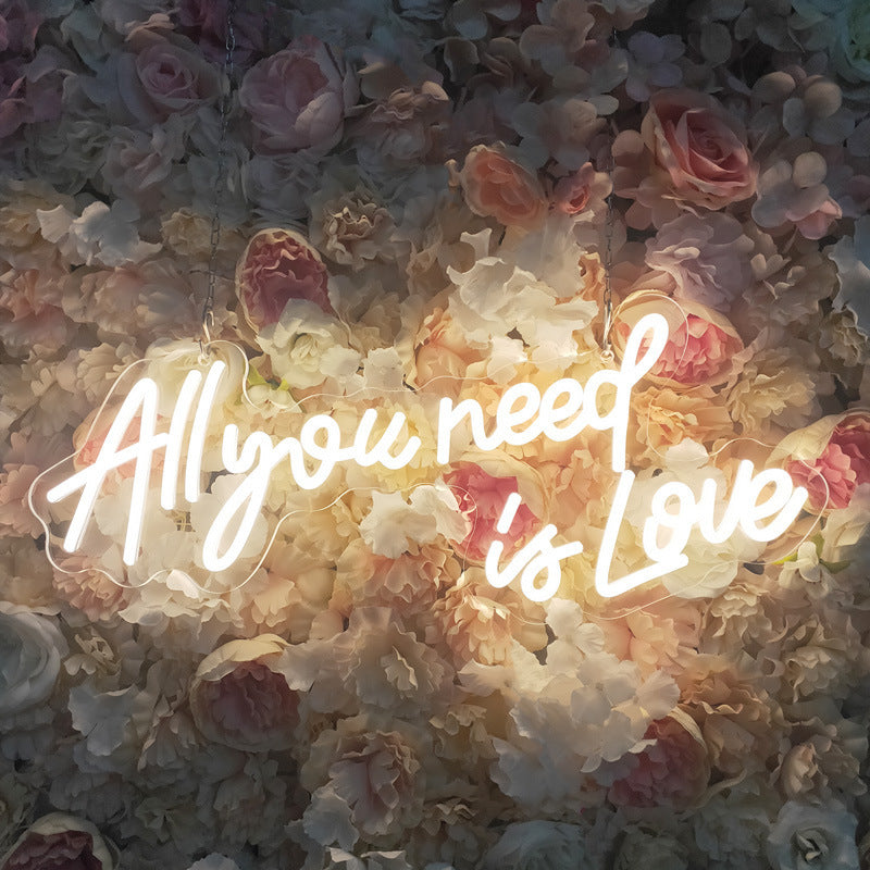 All You Need Is Love' Neon Sign: Radiate Romance