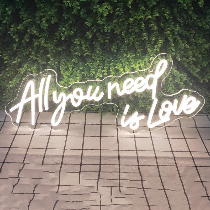 All You Need Is Love' Neon Sign: Radiate Romance