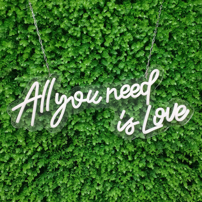 All You Need Is Love' Neon Sign: Radiate Romance