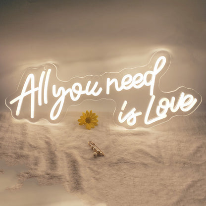 All You Need Is Love' Neon Sign: Radiate Romance